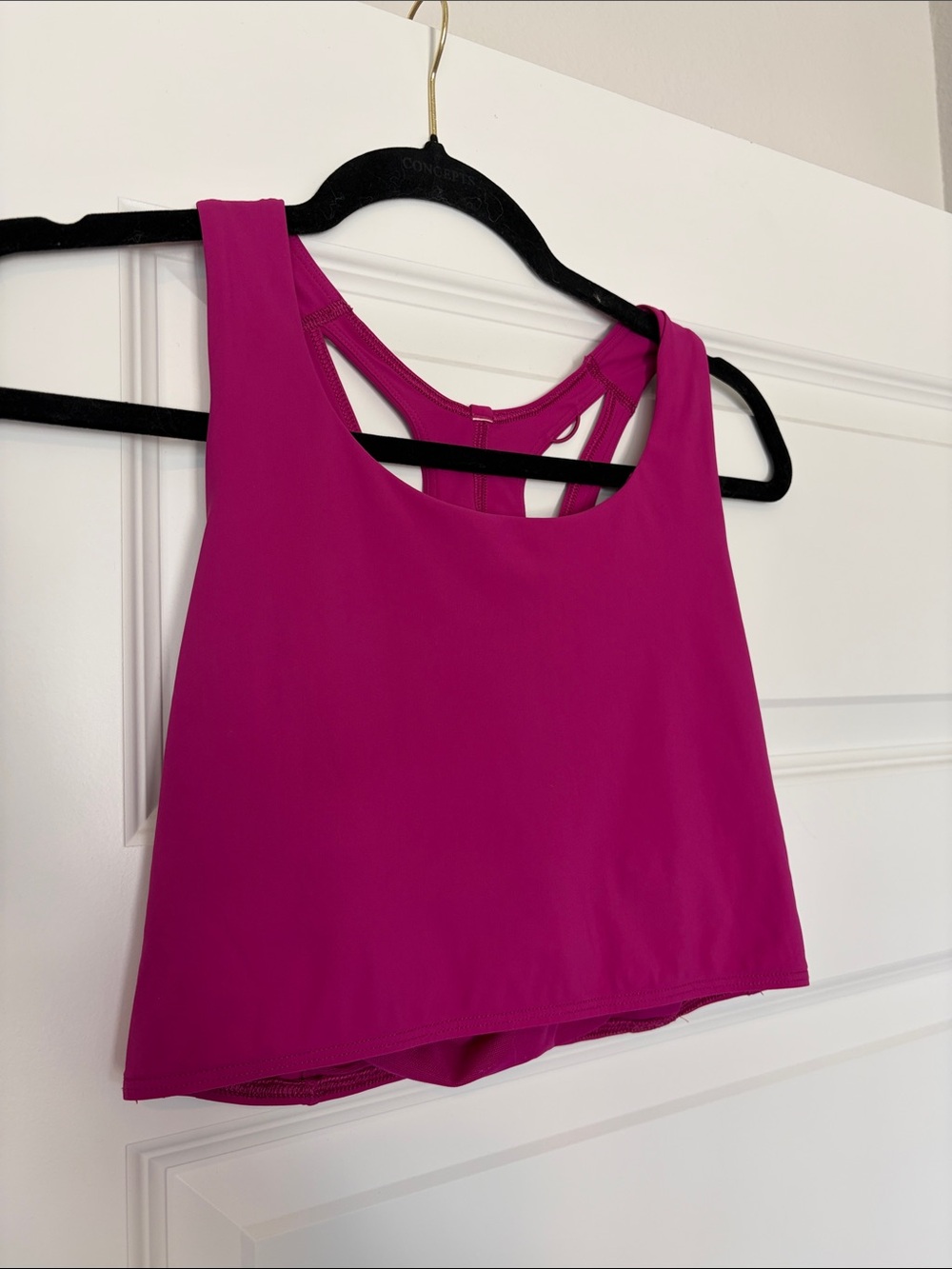 lululemon athletica Magenta Racerback Crop Top